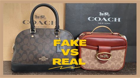 fake coach bag vs real|are coach bags genuine.